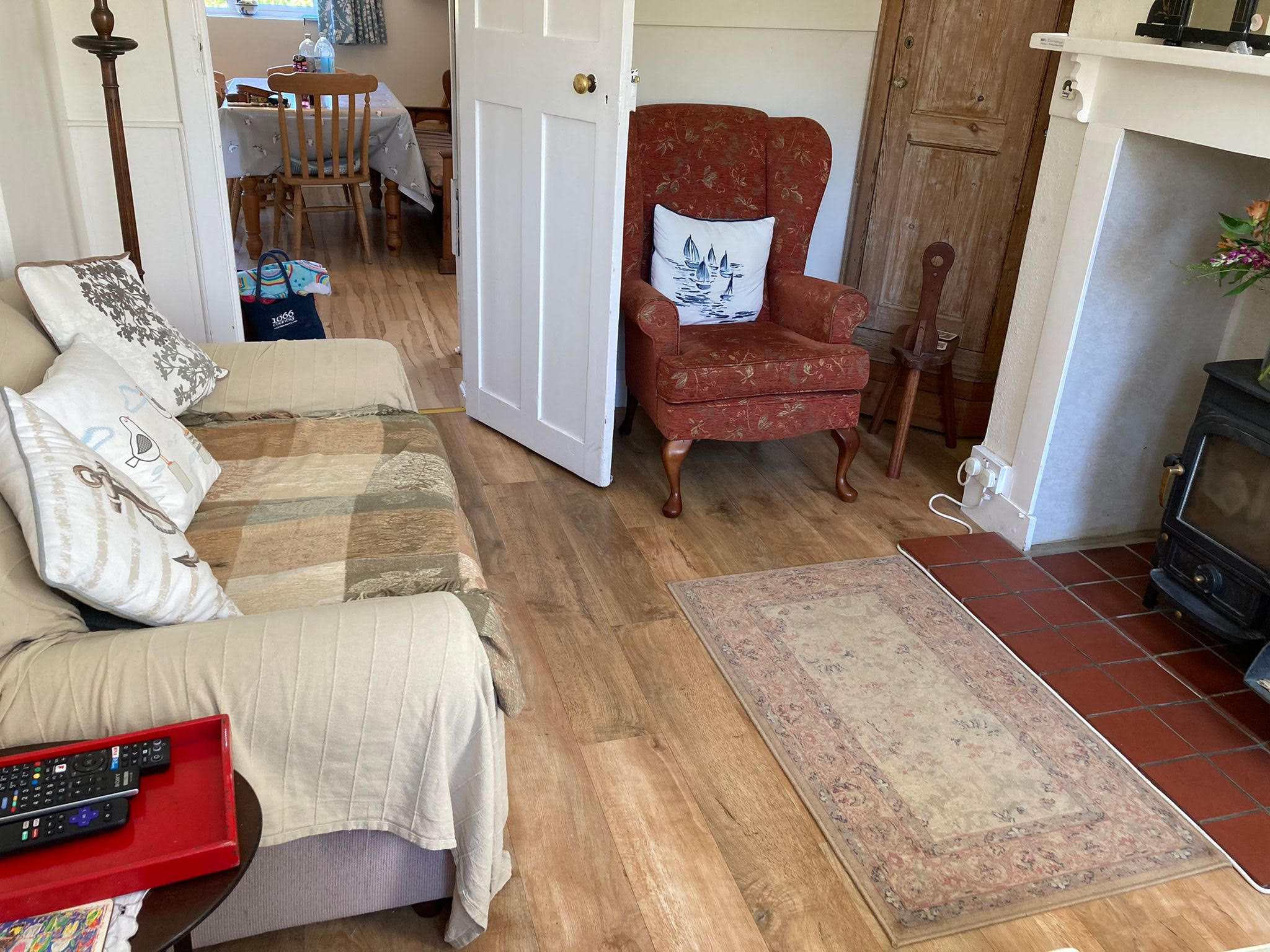 inside The Beach House in Keyhaven